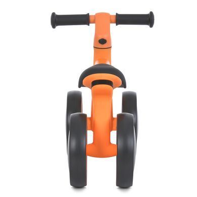 Беговел (велобег) детский четырехколесный PROFI KIDS MBB 1014-5 с пено колесами EVA 7", Черно-оранжевый
