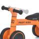 Беговел (велобег) детский четырехколесный PROFI KIDS MBB 1014-5 с пено колесами EVA 7", Черно-оранжевый: изображение &ndash; 8
