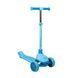 Дитячий триколісний самокат Best Scooter J-6103-044 зі світлом та складаною конструкцією, Світло-бузковий