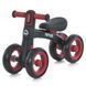 Беговел (велобег) детский PROF1 KIDS MBB 1039 с подсветкой на руле и 4-мя колесами EVA, Бежевый