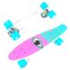 Пенні борд (Penny Board) S 29855 Best Board 22" з колесами, що світяться і малюнком на деці, Сова