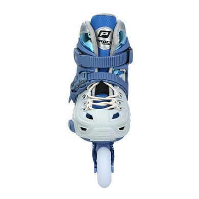 Детские раздвижные ролики Profi Sport A4155, светящиеся PU колеса, размер 37-41, Розовые