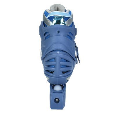 Детские раздвижные ролики Profi Sport A4155, светящиеся PU колеса, размер 37-41, Розовые