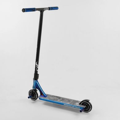 Трюковий самокат Best Scooter SIMBIOTE 97683 з кермовою системою HIC, колеса 120 мм + 2 пеги, Чорно-червоний