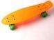 Пенни борд (Penny Board) 22" "Fish" со светящимися колесами, Фиолетовый