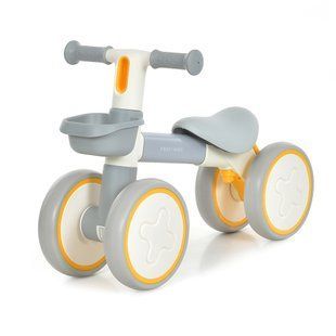 Біговел (велобіг) дитячий PROF1 KIDS MBB 1062-12 з кошиком та PU колесами 7", Сіро-бірюзовий