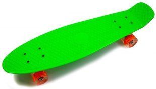 Пенни борд (Penny Board) Nickel 27" со светящимися колесами, Синій
