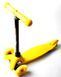 Детский трехколесный самокат Scooter Micro Mini со светящимися колесами, Yellow