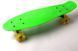 Пенни борд (Penny Board) 22" "Fish" со светящимися колесами, Фиолетовый