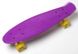 Пенні борд (Penny Board) 22" "Pastel Series" з чорними колесами що світяться, Чорний