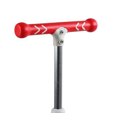 Дитячий триколісний самокат Skyper BS-10360 з підсвіткою платформи та коліс, Червоний