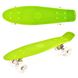 Пенні борд (Penny Board) 3131 Best Board 22" з колесами, що світяться, Блакитний з помаранчевими колесами