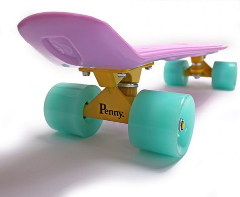 Пенні борд (Penny Board) 22" "Pastel Series" з колесами що світяться, Рожевий