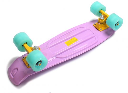 Пенні борд (Penny Board) 22" "Pastel Series" з колесами що світяться, Рожевий