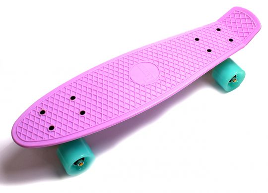 Пенні борд (Penny Board) 22" "Pastel Series" з колесами що світяться, Рожевий