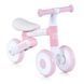 Біговел (велобіг) дитячий триколісний PROFI KIDS MBB 1013-4D з піно колесами EVA 6" та складаною конструкцією, Чорно-білий