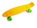 Пенні борд (Penny Board) 22" з червоними колесами, Чорний