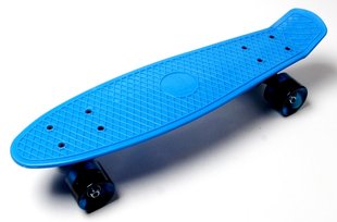 Пенні борд (Penny Board) 22" "Pastel Series" з колесами що світяться, Синій