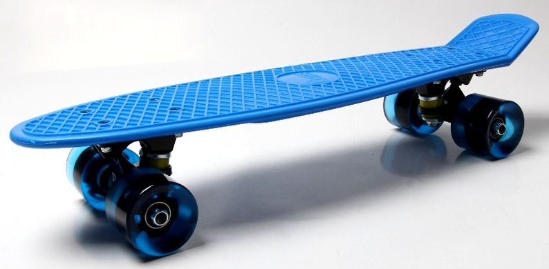 Пенні борд (Penny Board) 22" "Pastel Series" з колесами що світяться, Синій