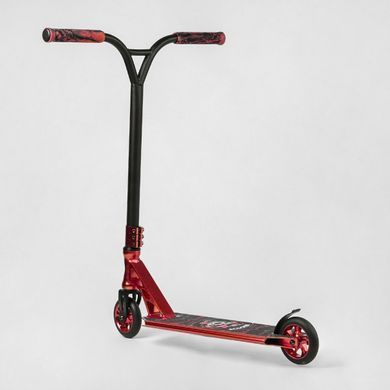 Трюковий самокат Best Scooter BS-7433 з кермовою системою HIC, колеса 110 мм, анодоване фарбування, Червоний