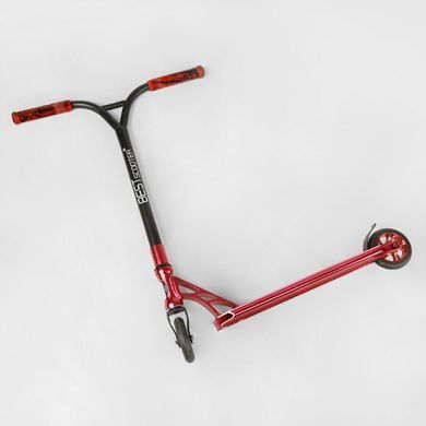 Трюковий самокат Best Scooter BS-7433 з кермовою системою HIC, колеса 110 мм, анодоване фарбування, Червоний