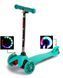 Детский трехколесный самокат Scooter Micro Mini со светящимися колесами, Yellow