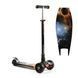 Дитячий триколісний самокат Best Scooter S - 10808 MAXI зі знімним кермом і колесами, що світяться, Вогонь та лід
