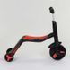 Детский трехколесный самокат-велобег-велосипед Best Scooter JT 90601 3 в 1 с музыкой и подсветкой, Серо-розовый: изображение &ndash; 3
