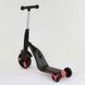 Детский трехколесный самокат-велобег-велосипед Best Scooter JT 90601 3 в 1 с музыкой и подсветкой, Серо-розовый: изображение &ndash; 5