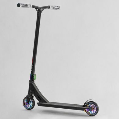 Трюковий самокат Best Scooter Freestyle N-56307 з кермовою системою HIC, колеса 120 мм + 2 пеги, Оливковий