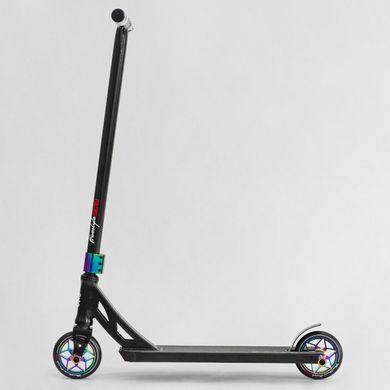 Трюковий самокат Best Scooter Freestyle N-56307 з кермовою системою HIC, колеса 120 мм + 2 пеги, Оливковий