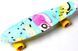 Пенни борд (Penny Board) 22" с рисунком, "Fish"