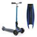 Детский трехколесный самокат Best Scooter G- 43304 MAXI со складной конструкцией и светящимися колесами, Красный