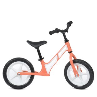 Біговел (велобіг) дитячий PROFI KIDS HUMG1207-1 з піно колесами EVA 12", Персиково-білий