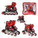 Детские раздвижные ролики Best Roller 60144-XS, PVC колеса, размер 26-28, Розовые