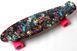 Пенни борд (Penny Board) 22" с рисунком, "Fish"