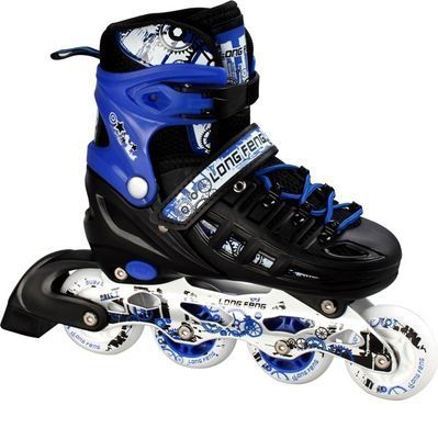 Раздвижные детские ролики-коньки Scale Sports (2в1), размер 34-37, Фиолетовые