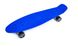 Пенни борд (Penny Board) Nickel 27" со светящимися колесами, Синій