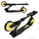 Детский двухколесный самокат Best Scooter 29618 со складной конструкцией, передним амортизатором, алюминиевым ножным тормозом, Белый: изображение &ndash; 4