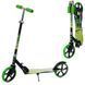 Дитячий двоколісний самокат Scooter SR 2-050-1 зі складаною конструкцією, Біло-зелений