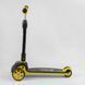 Детский трехколесный самокат Best Scooter 87819 со складным алюминиевым рулем и светящимися колесами, Розовый: изображение &ndash; 4