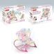 Детский шезлонг-качалка Tiibaby 68147 с мелодиями, вибрацией, дугой с игрушками, защитной сеткой, Розовый