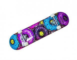 Скейтборд Scale Sports деревянный с рисунком 31", Graffiti Blue