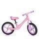 Беговел (велобег) детский PROFI KIDS MBB 1009-4 с надувными резиновыми колесами 12", Розовый: изображение &ndash; 1