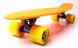 Пенні борд (Penny Board) 22" з червоними колесами, Чорний: зображення — 3