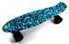 Пенни борд (Penny Board) 22" с рисунком, "Fish"