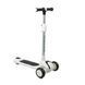 Дитячий триколісний самокат Skyper RJ-0509/97 з підсвіткою платформи та коліс, Чорно-білий