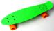 Пенні борд (Penny Board) 22" з червоними колесами, Чорний