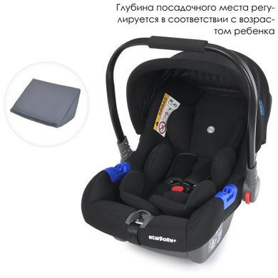 Дитяче автокрісло-бебікокон EL CAMINO NEWBORN+ Royal ME 1043, Чорне