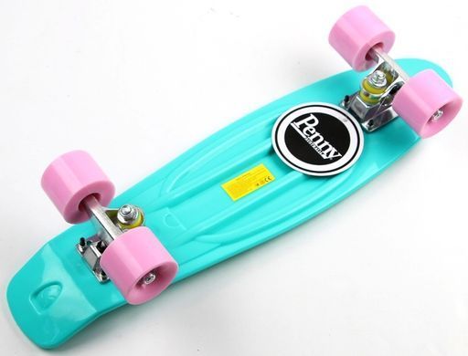 Пенни борд (Penny Board) 22" "Pastel Series" с фиолетовыми колесами, Лиловый